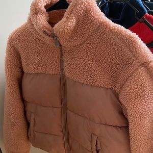 Forever 21 puffy pink jacket